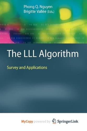 Cover image for The LLL Algorithm