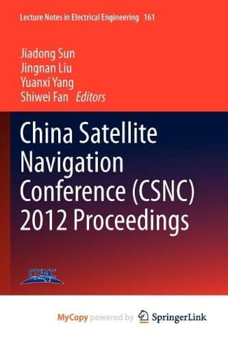 Cover image for China Satellite Navigation Conference  2012 Proceedings