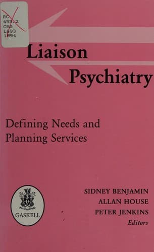 Cover image for Liaison Psychiatry