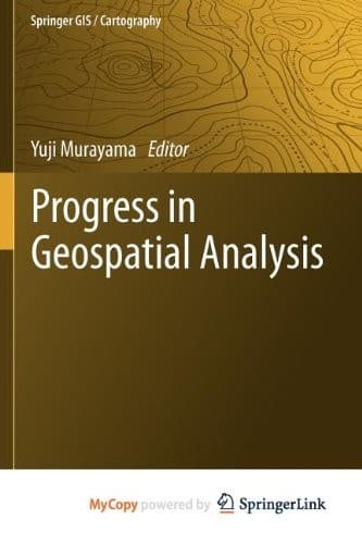 Cover image for Progress in Geospatial Analysis