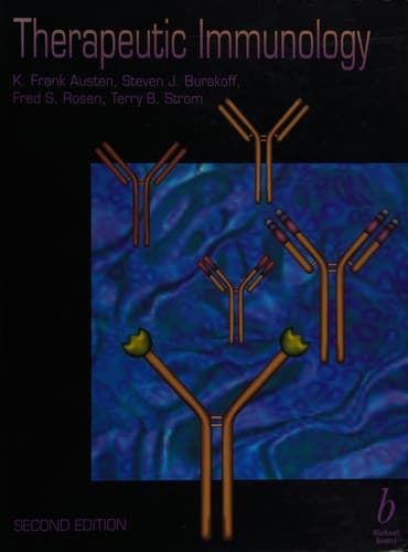 Cover image for Therapeutic immunology