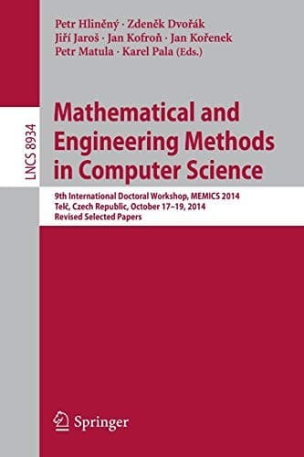 Cover image for Mathematical and Engineering Methods in Computer Science