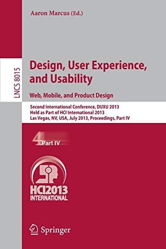 Cover image for Design, User Experience, and Usability