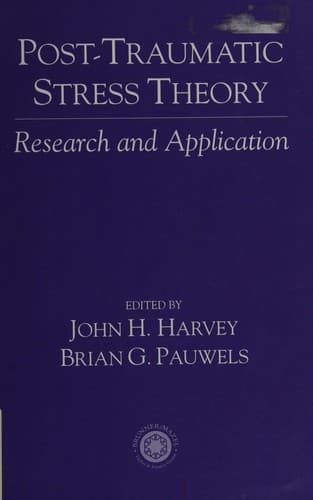 Cover image for Post-traumatic stress theory