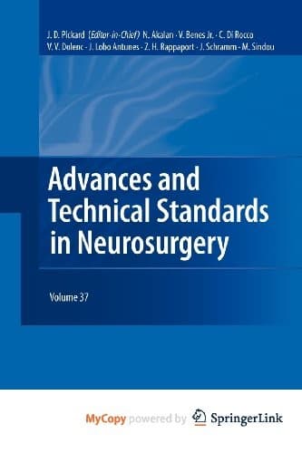 Cover image for Advances and Technical Standards in Neurosurgery