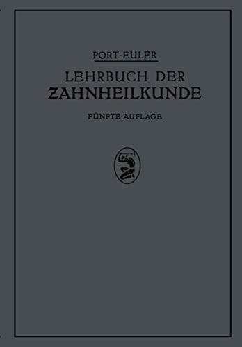 Cover image for Lehrbuch der Zahnheilkunde