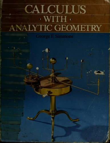 Cover image for Calculus with analytic geometry