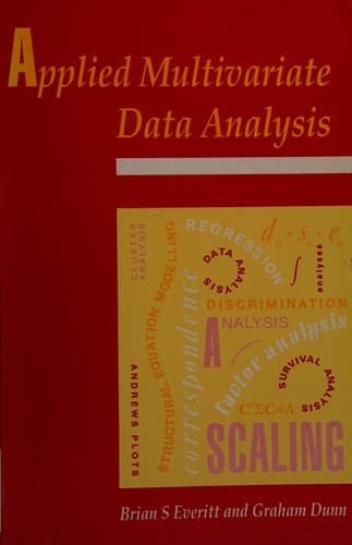 Cover image for Applied Multivariate Data Analysis