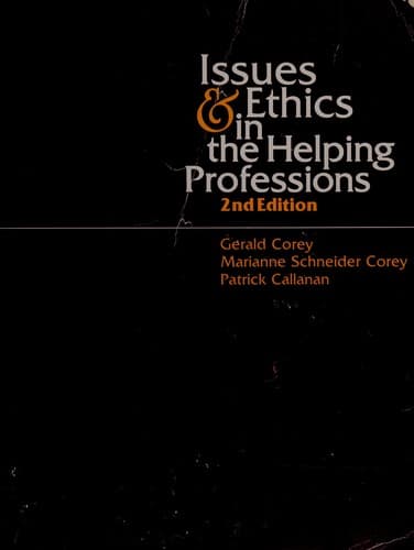 Cover image for Issues & ethics in the helping professions
