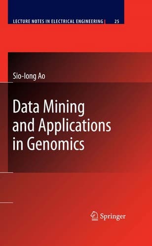 Cover image for Data mining and applications in genomics