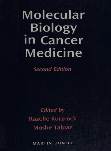 Cover image for Molecular biology in cancer medicine