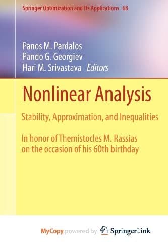 Cover image for Nonlinear Analysis