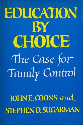 Cover image for Education by choice