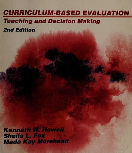 Cover image for Curriculum-based evaluation