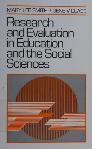 Cover image for Research and evaluation in education and the social sciences