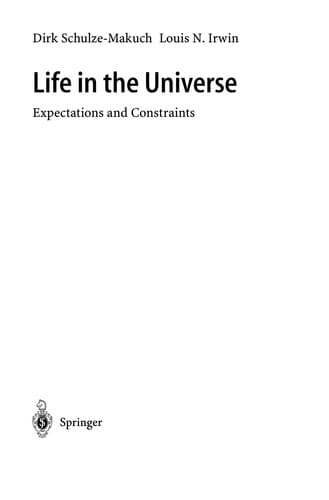 Cover image for Life in the universe