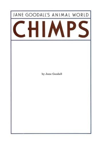 Cover image for Jane Goodall's animal world. Chimps