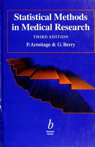 Cover image for Statistical methods in medical research