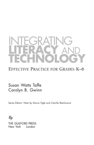 Cover image for Integrating literacy and technology