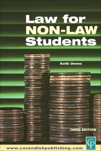 Cover image for Law for non-law students
