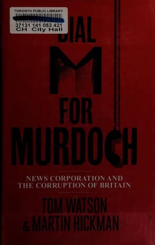 Cover image for Dial M for Murdoch