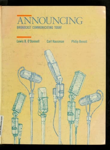 Cover image for Announcing