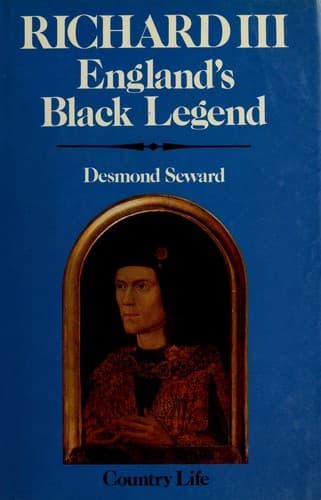 Cover image for Richard III, England's black legend