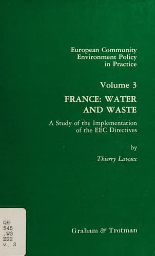 France, water and waste
