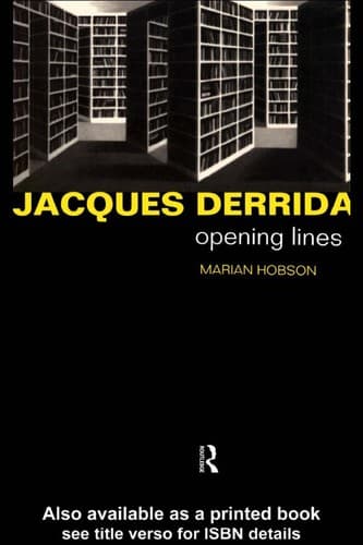 Cover image for Jacques Derrida