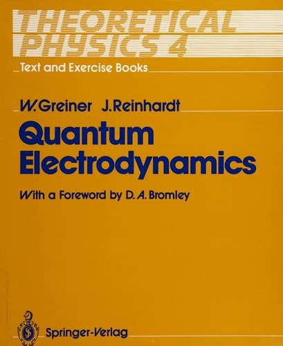 Cover image for Quantum electrodynamics
