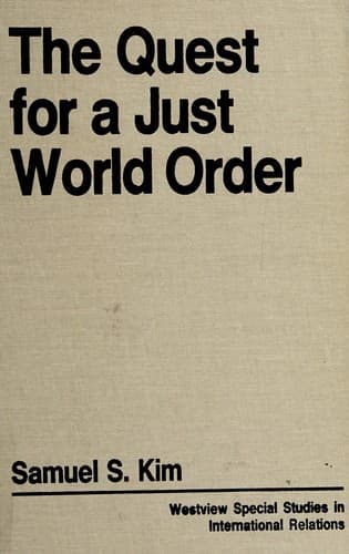 Cover image for The quest for a just world order