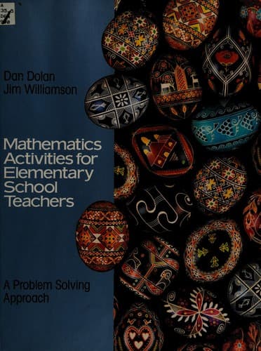 Cover image for Mathematics activities for elementary school teachers