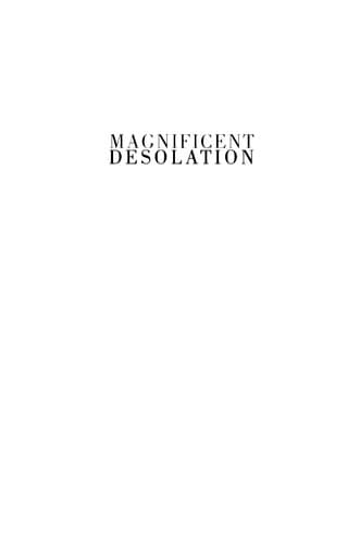 Cover image for Magnificent desolation