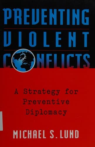 Cover image for Preventing violent conflicts