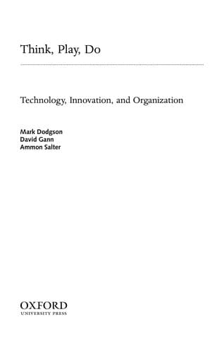 Cover image for Think, play, do