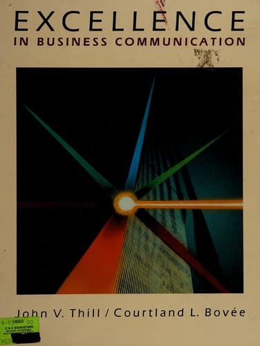 Cover image for Excellence in business communication