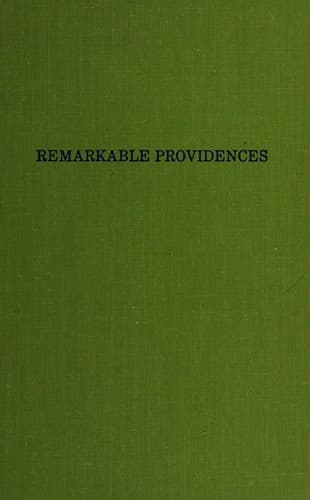 Cover image for Remarkable providences