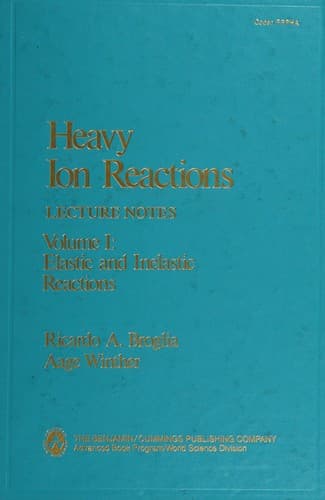 Cover image for Heavy ion reactions