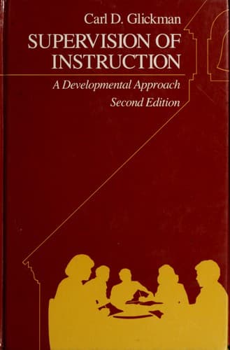 Cover image for Supervision of instruction