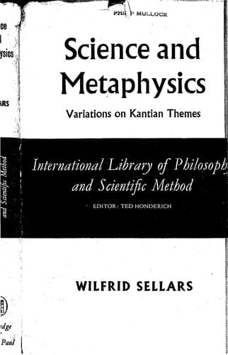 Cover image for Science and Metaphysics