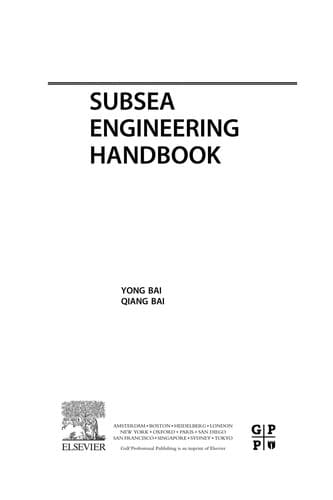 Cover image for Subsea engineering handbook
