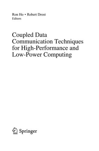 Coupled data communication techniques for high-performance and low-power computing