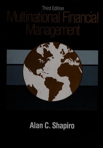 Cover image for Multinational financial management.