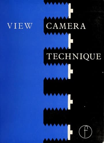 Cover image for View camera technique