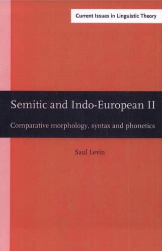Cover image for Semitic and Indo-European