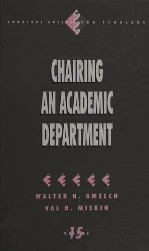 Cover image for Chairing an academic department