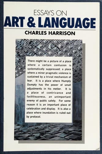 Cover image for Essays on Art & language