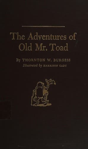 Cover image for Adventures of Old Mr. Toad (Bedtime Story-Books)