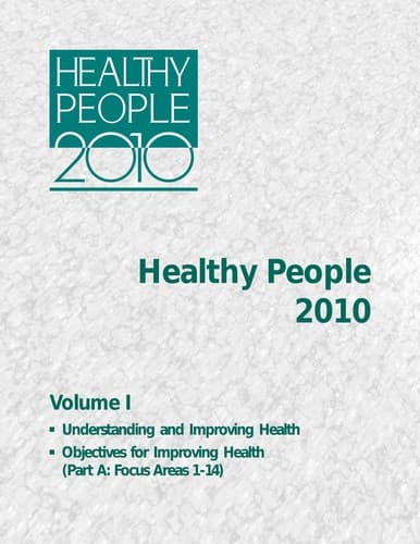 Healthy People 2010