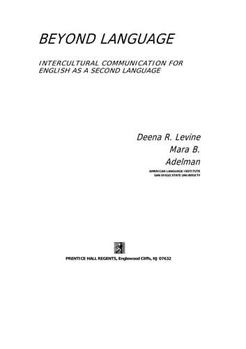 Cover image for Beyond language